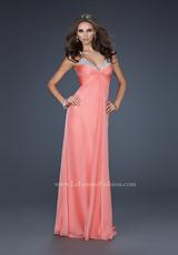 2012 La Femme Prom Dresses 17019.  Available in Coral, Midnight Blue, Nude, Peacock, Purple Mist, Watermelon, White